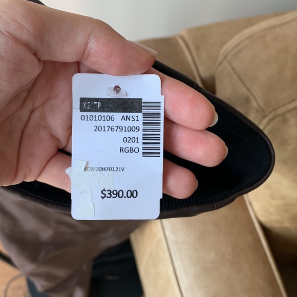 NEW WITH TAGS. rag&bone rich brown vegan leather leggings. - Picture 5 of 6